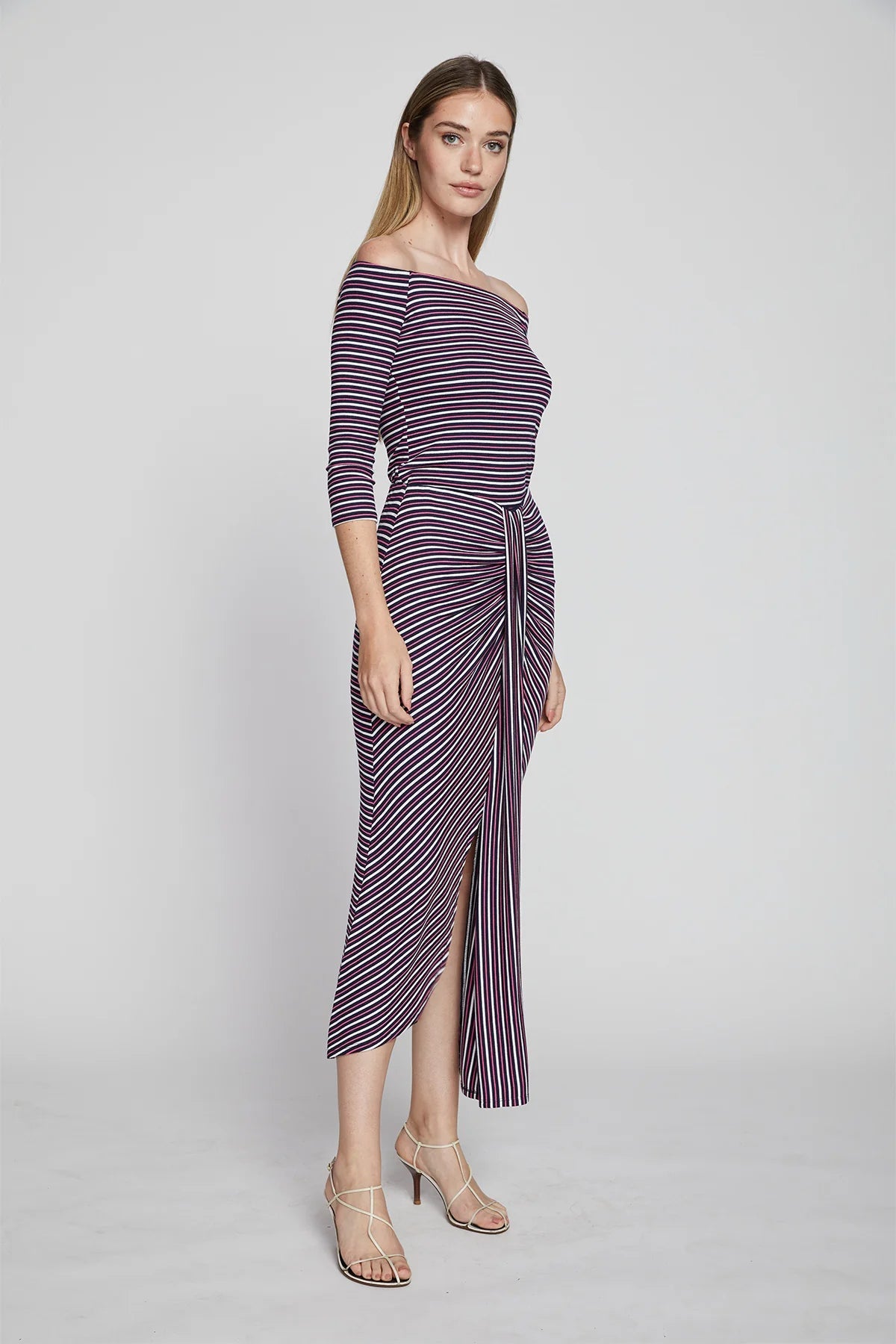 BAILEY/44 Women's Bailey 44 Chrissie Stripe Skirt in Deep Sea Stripe