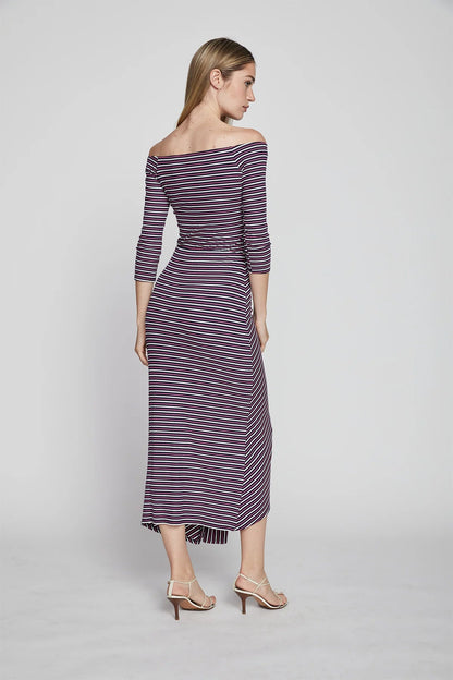BAILEY/44 Women's Bailey 44 Chrissie Stripe Skirt in Deep Sea Stripe