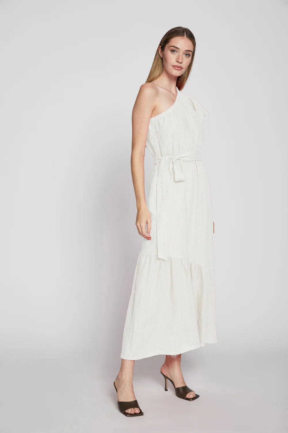 BAILEY/44 Women's Bailey 44 Stevie Linen Dress in Creme