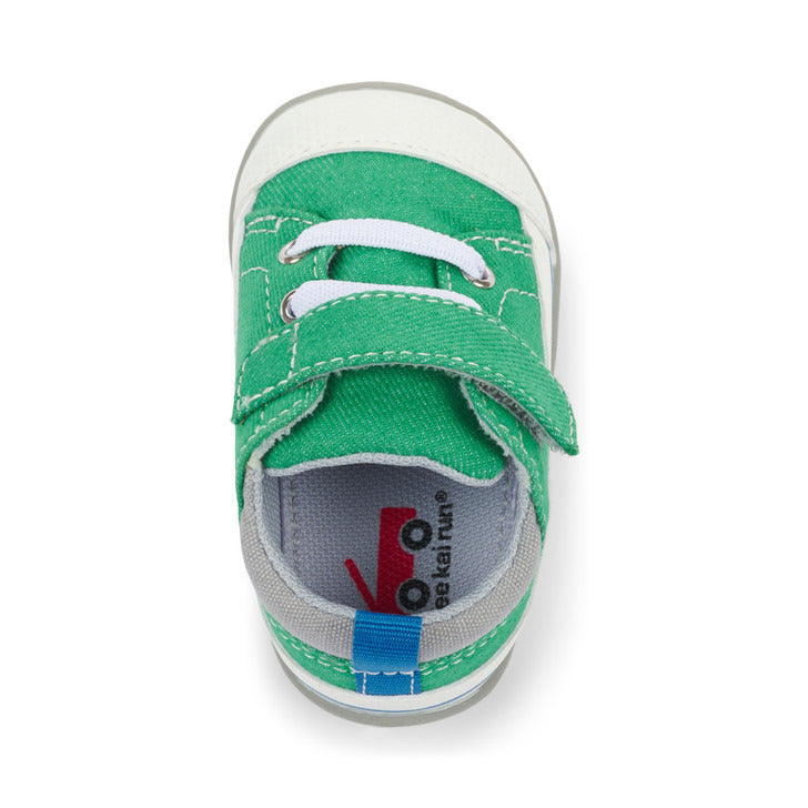 See Kai Run Boy's Stevie II (First Walker) Green Denim