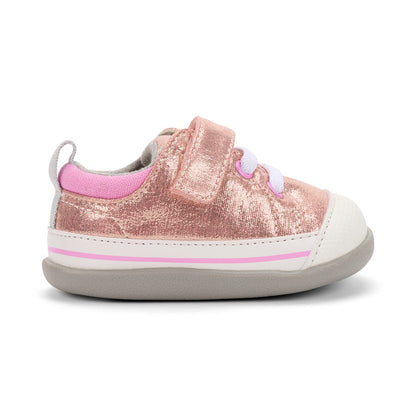 See Kai Run Girl's Stevie II (First Walker) Rose Shimmer