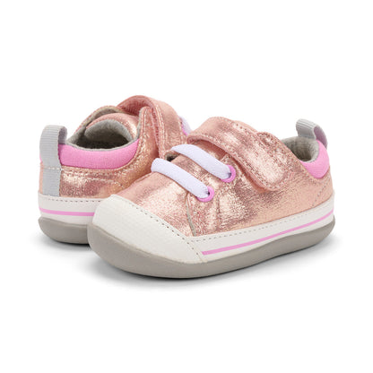 See Kai Run Girl's Stevie II (First Walker) Rose Shimmer