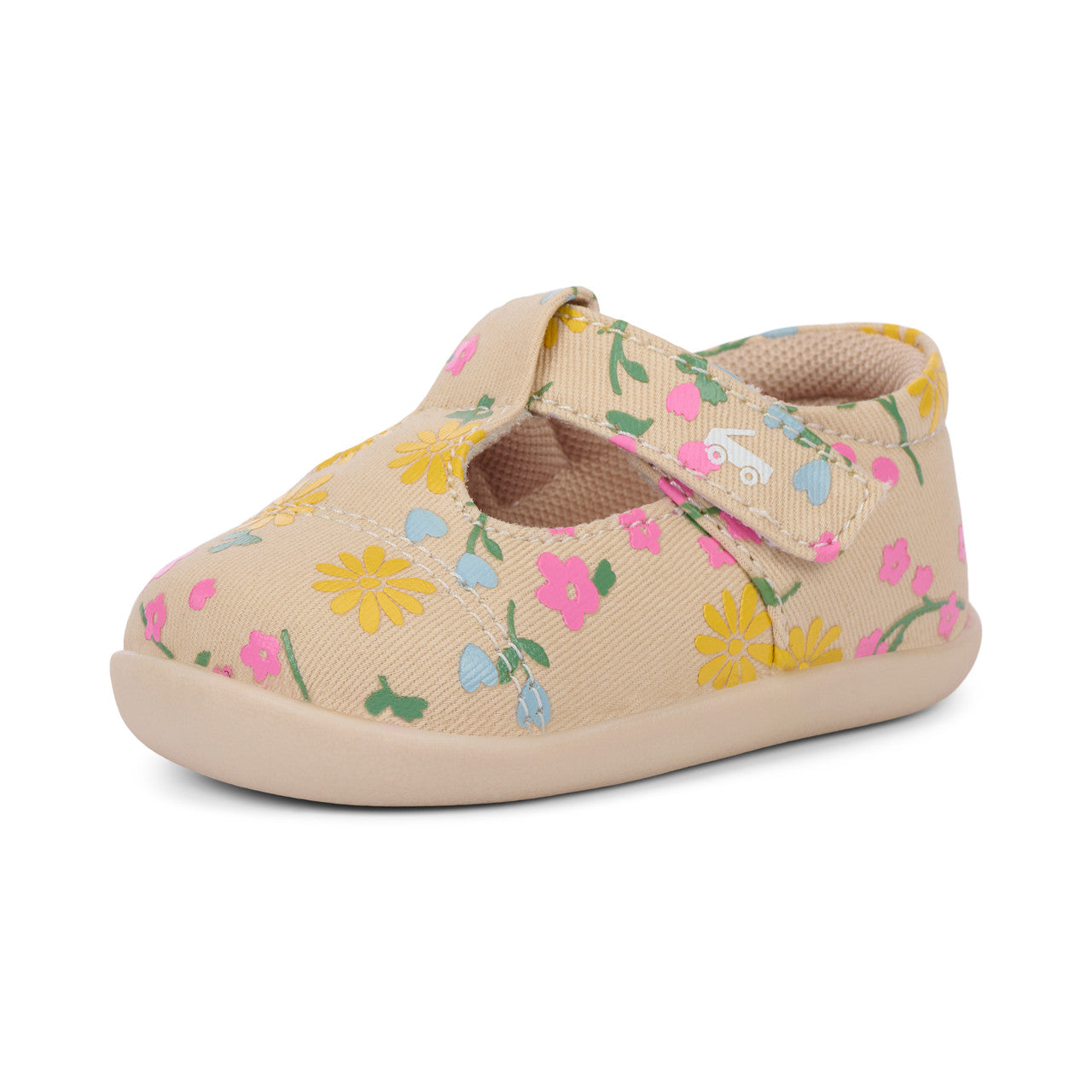 See Kai Run Girl's Bianca Mini (First Walker) Oatmeal/Floral