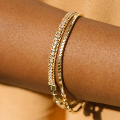 ARGENTO VIVO THE SNAKE CHAIN BRACELET