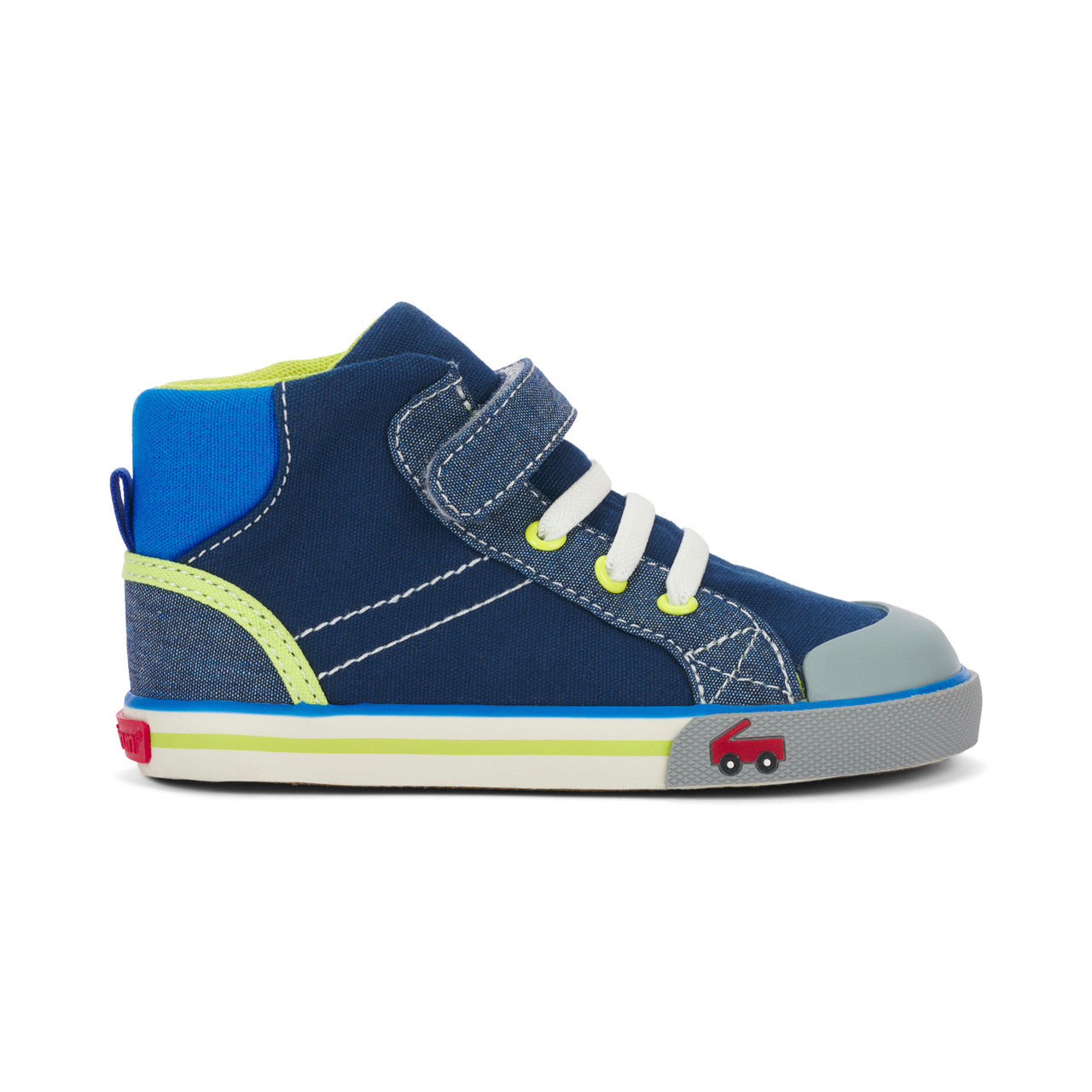 See Kai Run Boy's Dane Blue/Lime