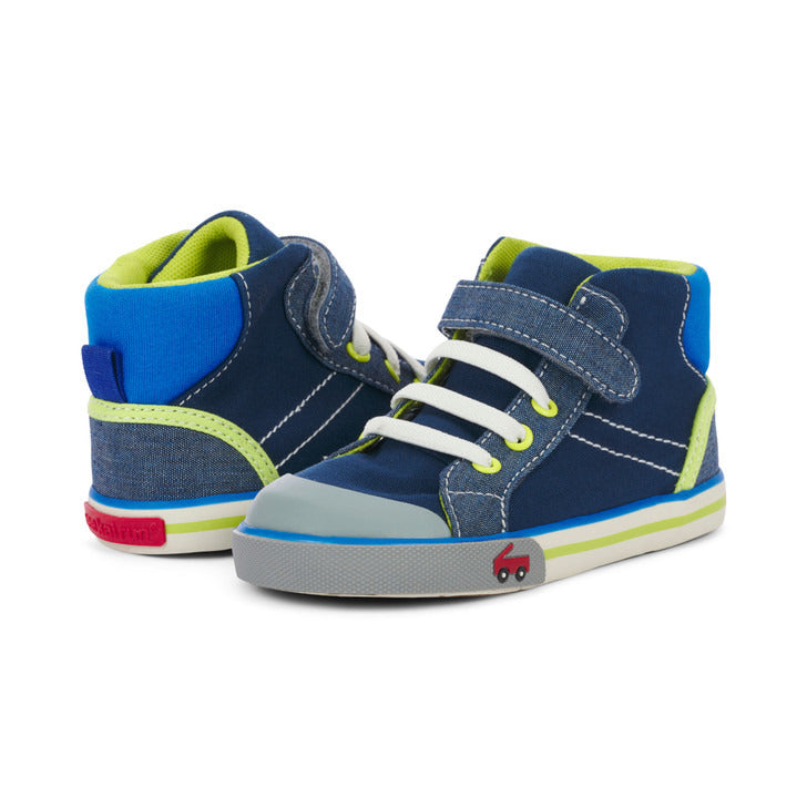 See Kai Run Boy's Dane Blue/Lime