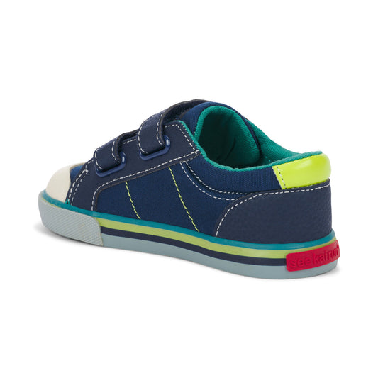 See Kai Run Boy's Waylon Navy/Lime