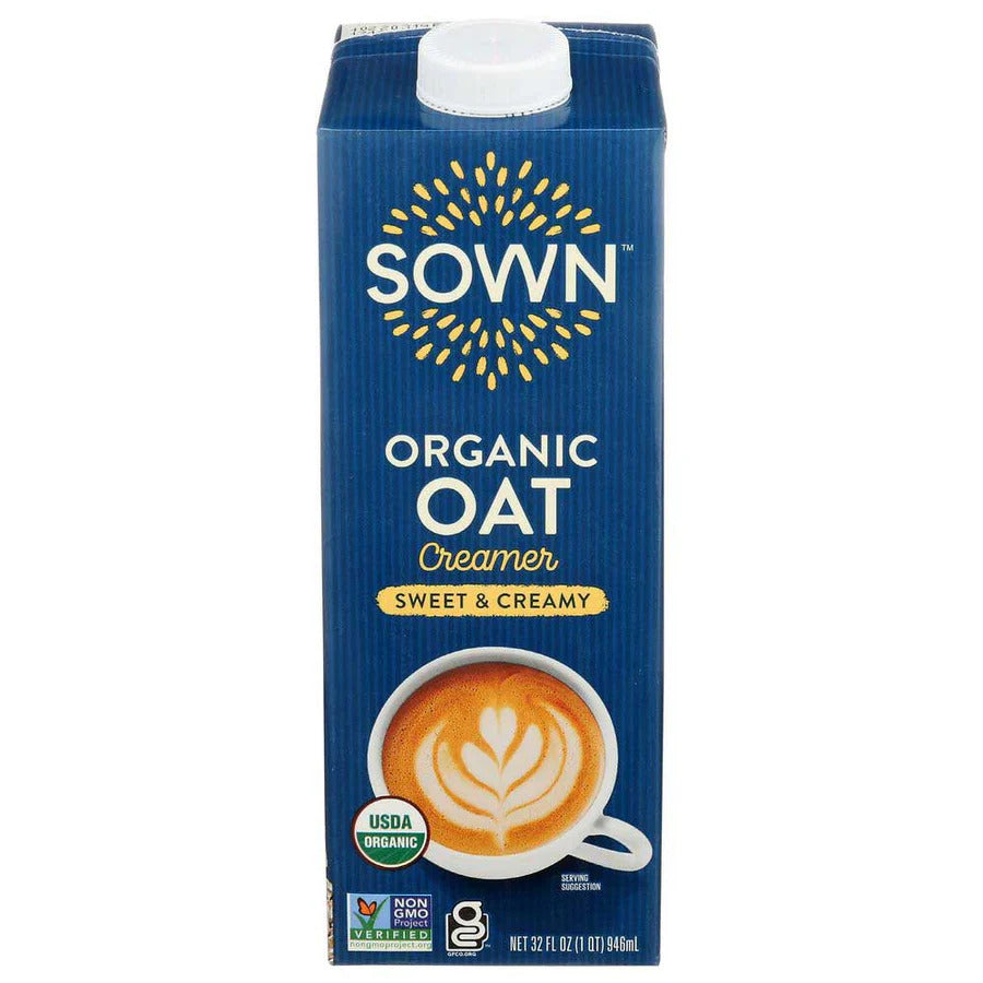 Crio Bru Sown Organic Oat Creamer - Sweet & Creamy 2 LB (32oz)