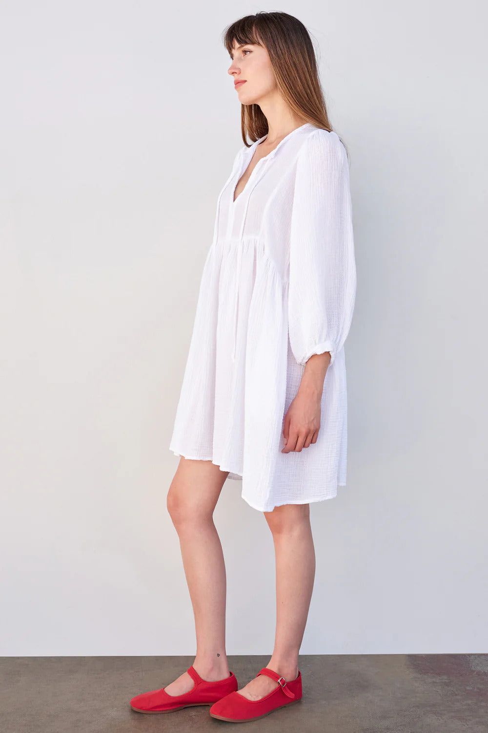 BAILEY/44 Women's Sundry Mini Blouson Sleeve Dress