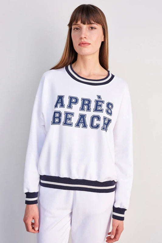 BAILEY/44 Women's Sundry Après Beach Sweatshirt in White