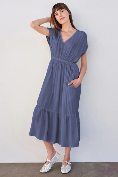 BAILEY/44 Women's Sundry Midi Dress with Ruffle