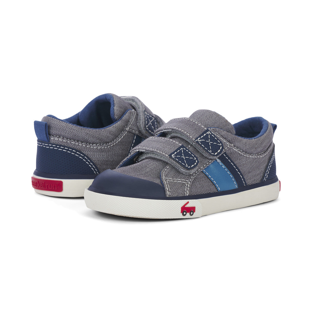 See Kai Run Boy's Russell Gray Denim/Navy