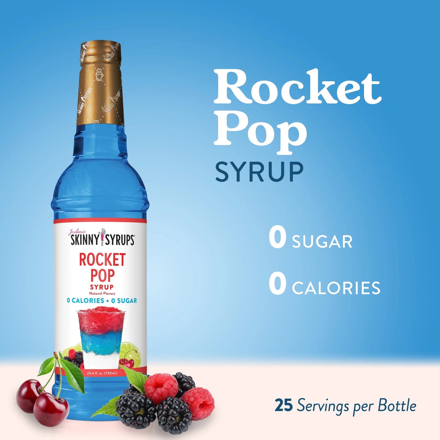 Skinny Mixes Sugar Free Rocket Pop Syrup