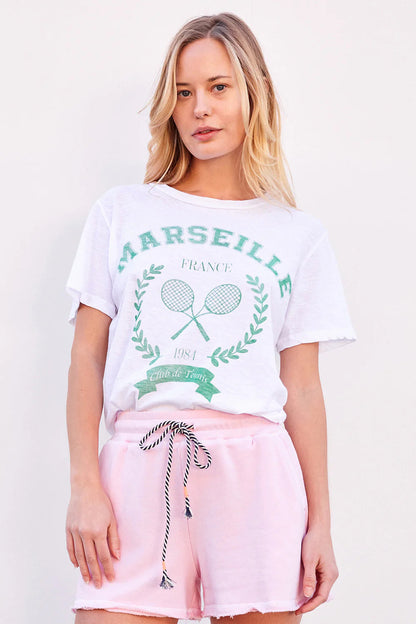 BAILEY/44 Women's Sundry Marseille Crew Neck Tee in Optic White