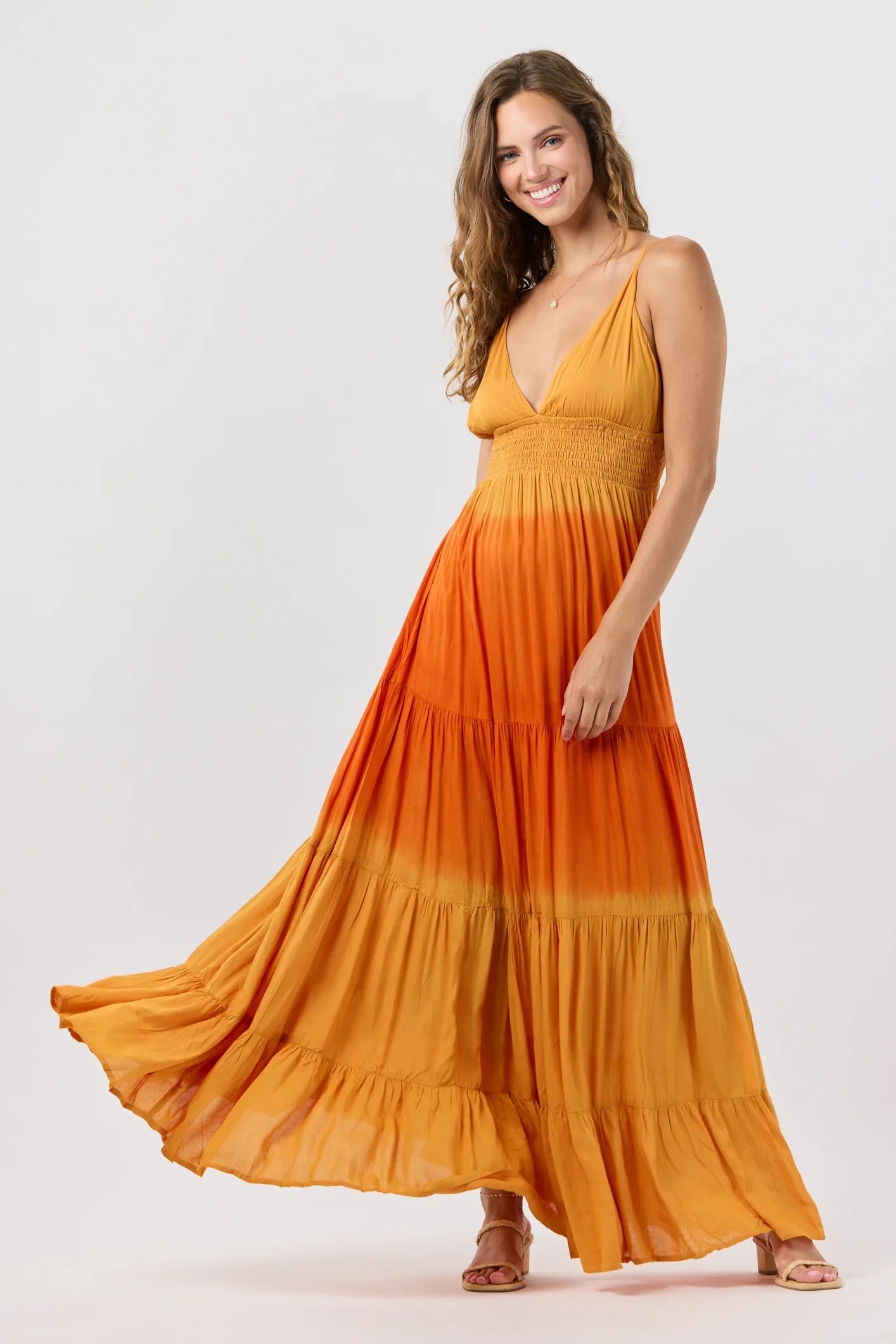 Tiare Hawaii Sway Maxi Dress - Golden Hour Ombre