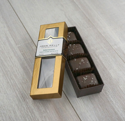 John Kelly Chocolates 4 Piece Fleur de Sel Salted Caramels