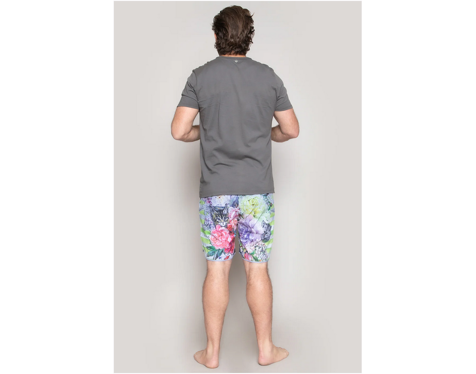 Niyama Sol Men's Cat-Tastic Cruiser Board Short