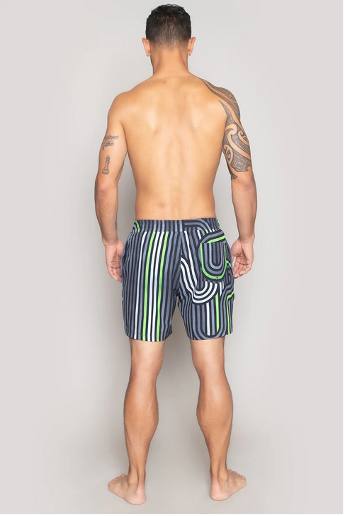 Niyama Sol Men's Sport Short : Retro Neon