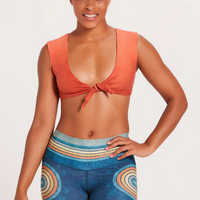 Niyama Sol Women's Knotty Sports Bra - Retro Red