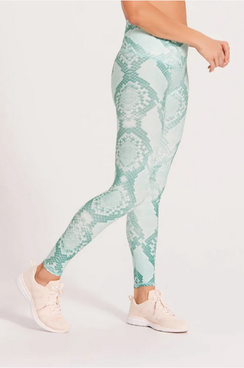 Niyama Sol Women's Python Barefoot Legging - Mint