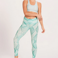 Niyama Sol Women's Python Barefoot Legging - Mint