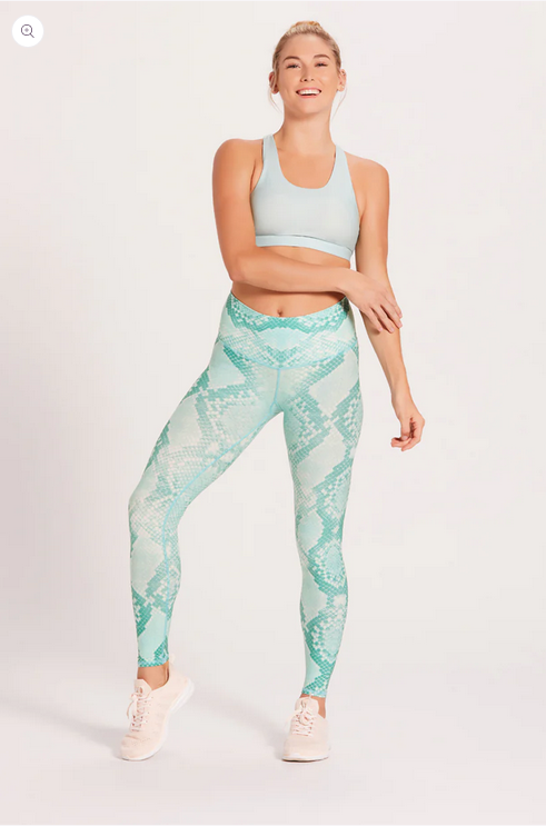 Niyama Sol Women's Python Barefoot Legging - Mint