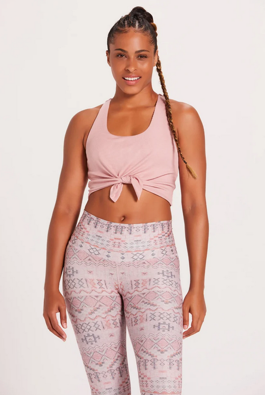 Niyama Sol Women's Tie Tank Sports Bra : Bunny