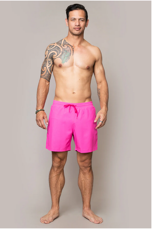 Niyama Sol Men's Sport Short : Electric Pink