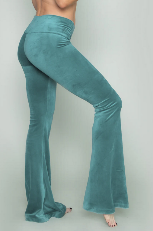 Niyama Sol Women's Velour Super Flare : Seafoam