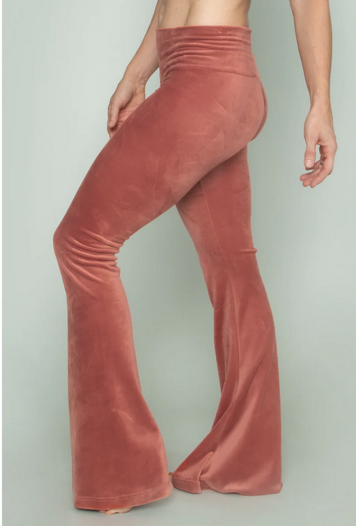 Niyama Sol Women's Velour Super Flare : Terracotta Rose