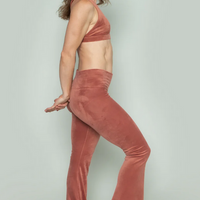 Niyama Sol Women's Velour Super Flare : Terracotta Rose