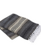 Mexican Blankets Dark Brown, Tan, and Charcoal Heavyweight Mexican Blanket by La Montana