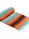 Mexican Blankets Orange, Mint Green, and White La Montana Mexican Blanket