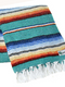 Mexican Blankets Turquoise Green Sante Fe Blanket