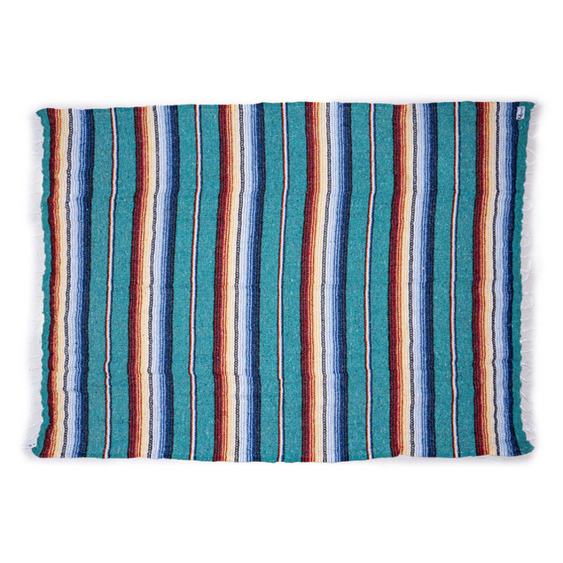 Mexican Blankets Turquoise Green Sante Fe Blanket