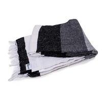 Mexican Blankets Black Tones Tulum Blanket