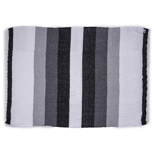 Mexican Blankets Black Tones Tulum Blanket