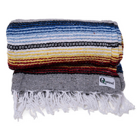 Mexican Blankets Gray Sante Fe Blanket