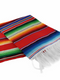 Mexican Blankets Authentic Mexican Serape Blanket - Red