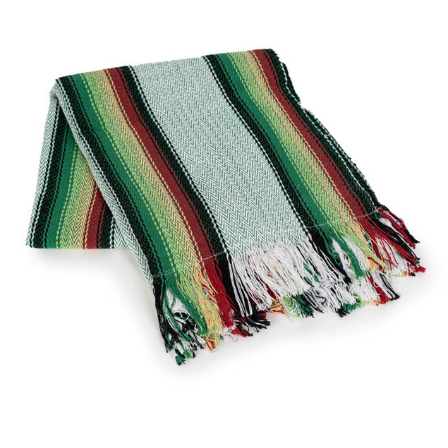 Mexican Blankets La Playa Mexican Blanket - Dark Green