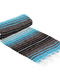 Mexican Blankets Turquoise, Charcoal, and White La Montana Classic Mexican Blanket