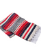 Mexican Blankets Red, Tan, and Navy Vera Cruz Mexican Blanket