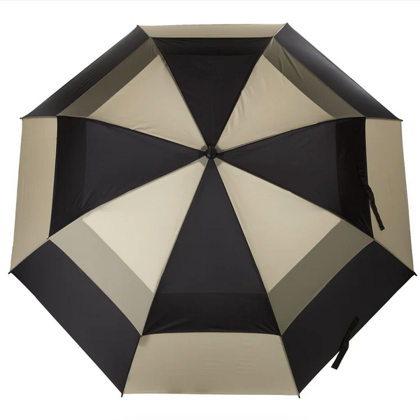 Totes Recycled Golf Size Auto Open Vented Stick Umbrella with Sunguard Technology