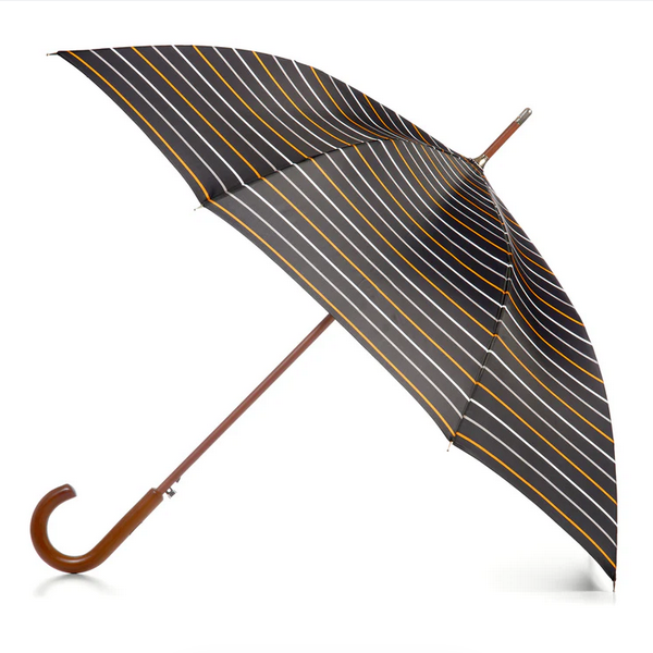 Totes Recycled Wooden Stick Umbrella with Auto Open Technology