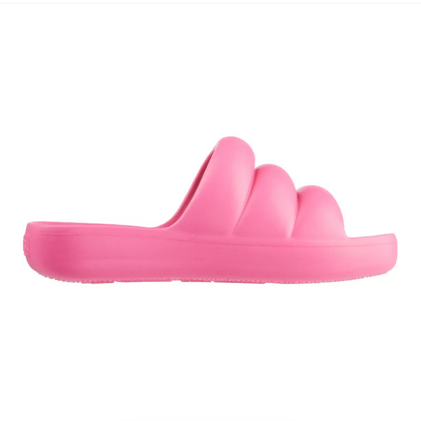 Totes  Women's Molded Puffy Slide with Everywear