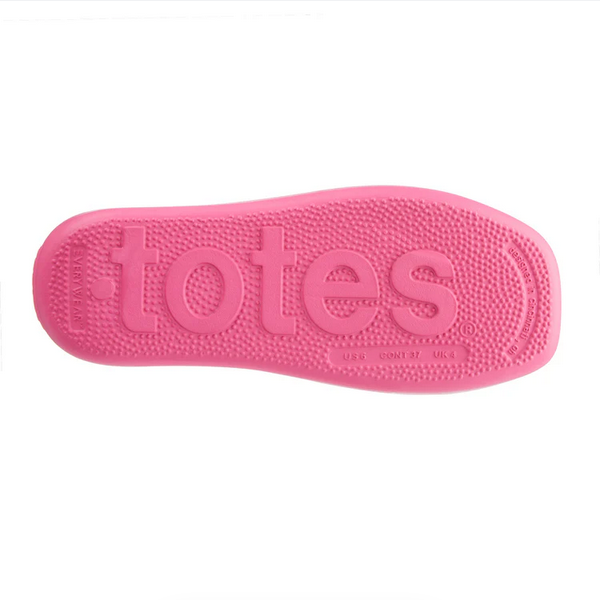 Totes  Women's Molded Puffy Slide with Everywear