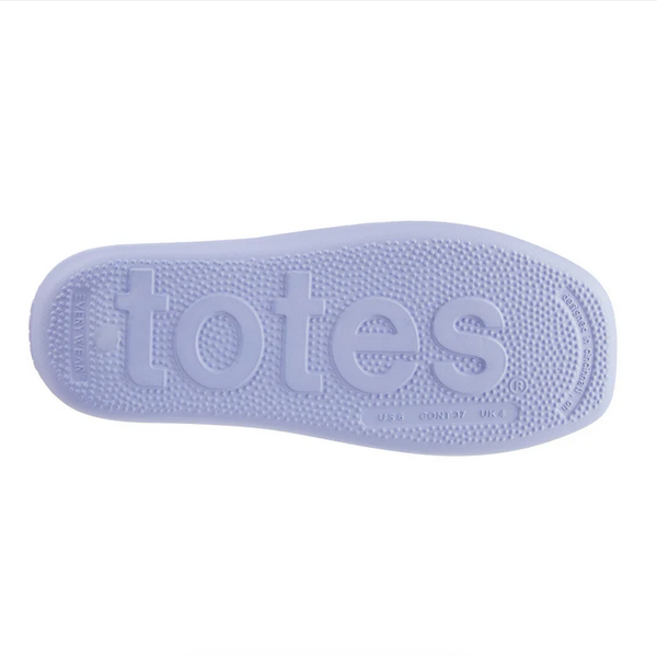 Totes  Women's Molded Puffy Slide with Everywear