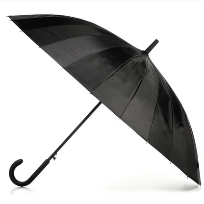 Totes Recycled 24 Rib Stick Umbrella with Auto Open Technology