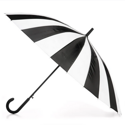 Totes Recycled 24 Rib Stick Umbrella with Auto Open Technology