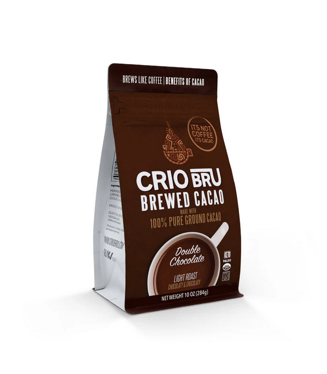 Crio Bru Mini 6 Cup Stovetop Espresso Maker Double Chocolate Welcome Starter Set